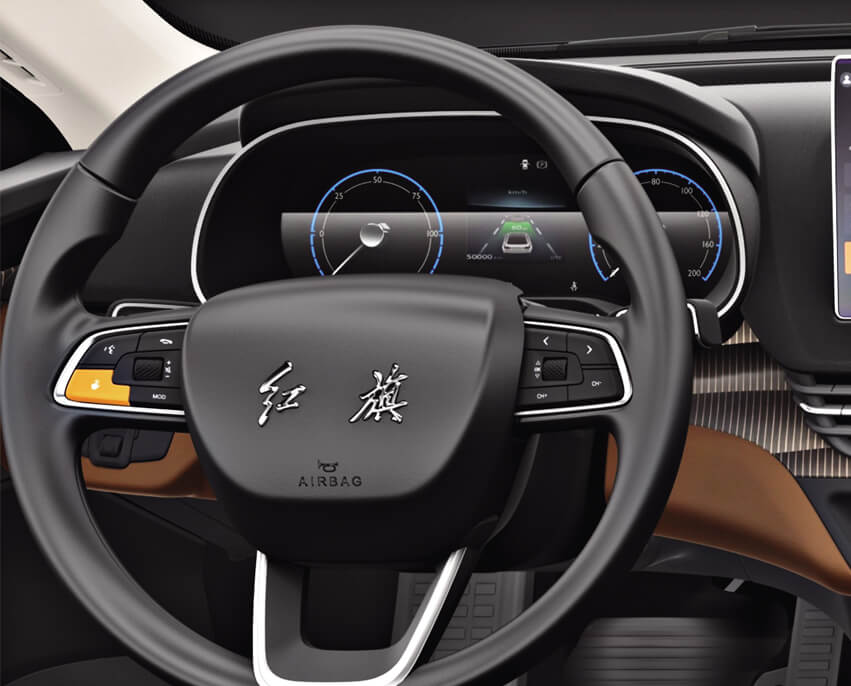 HONGQI E-QM5 — interior detail 2
